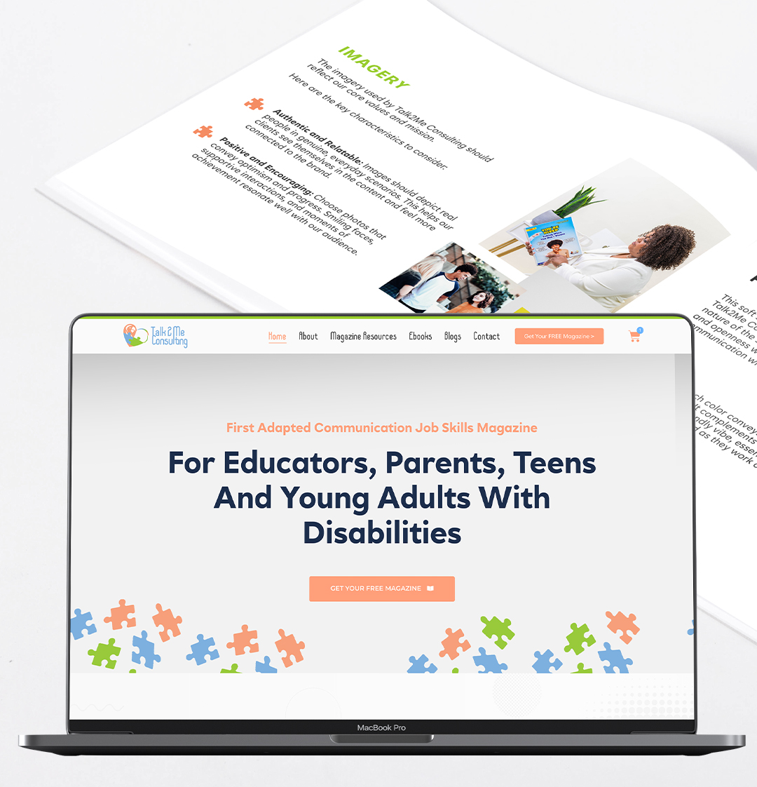 Organizational strategy consulting session brand and web build